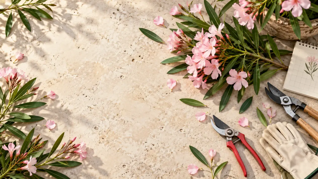 Taille des lauriers-roses : le bon moment pour préserver la floraison